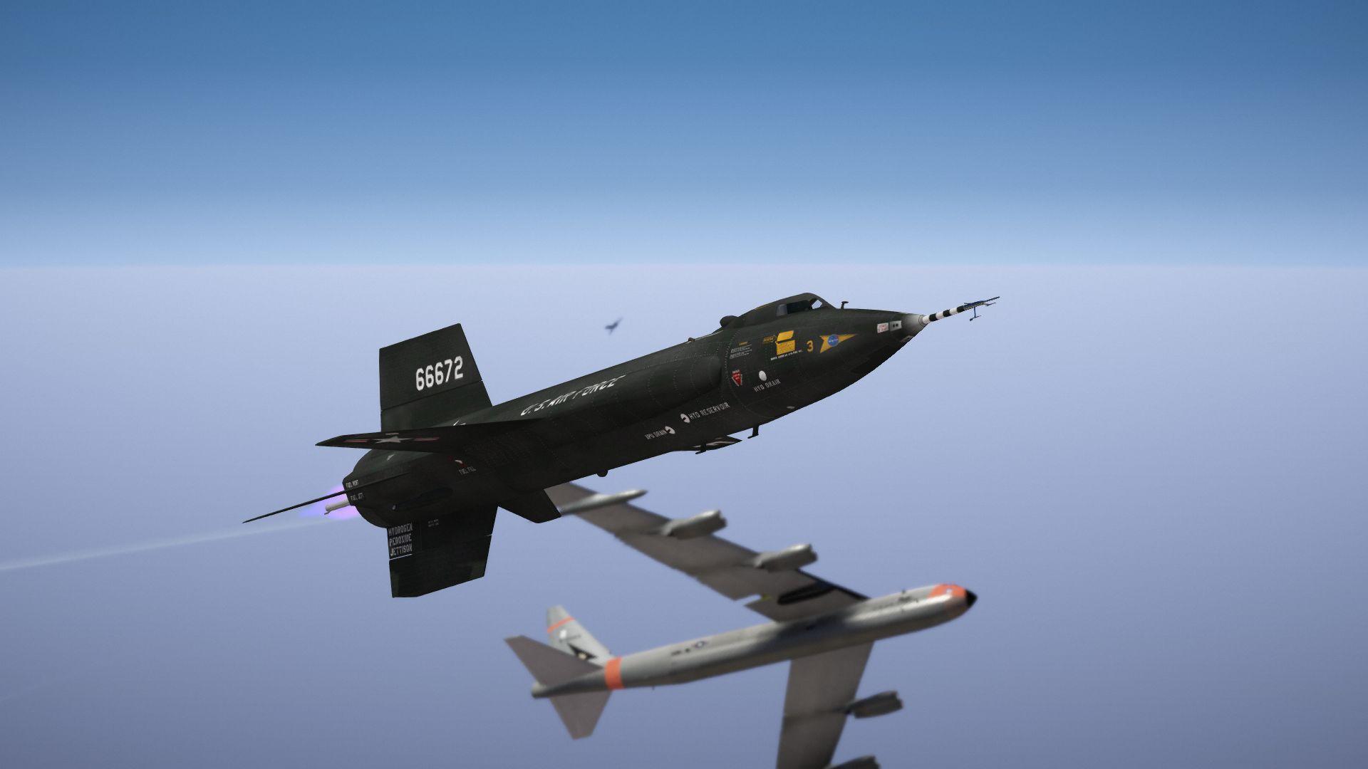 X-15 Rocket Plane and NB-52 Mothership [Add-On]