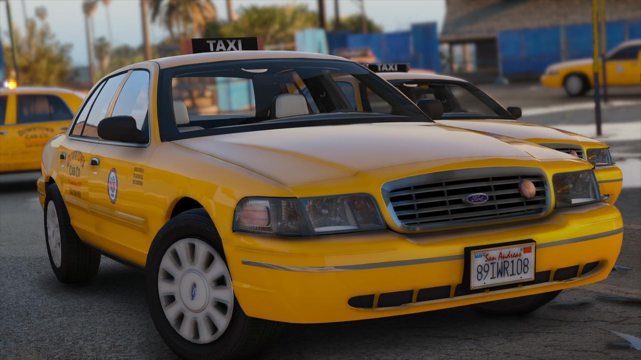 Taxi life моды. Downtown Cab co в ГТА 5. Ford Crown Victoria Taxi. GTA 5 таксопарк.