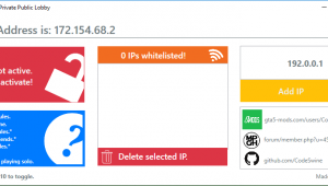 GTA5O: Private Public Lobby with Multi-IP whitelist