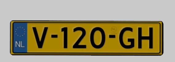 License Plate [UNLOCKED] [For Zmodeler3!]
