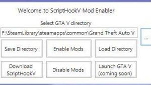 ScriptHookV Mod Enabler