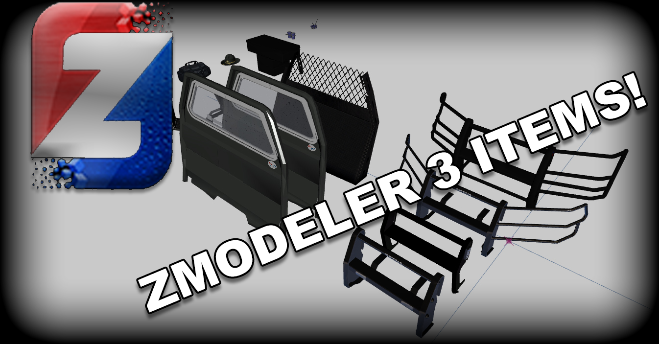 Police Car Accessories [ZModeler3 Resource]