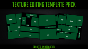 Texture Editing Template Pack