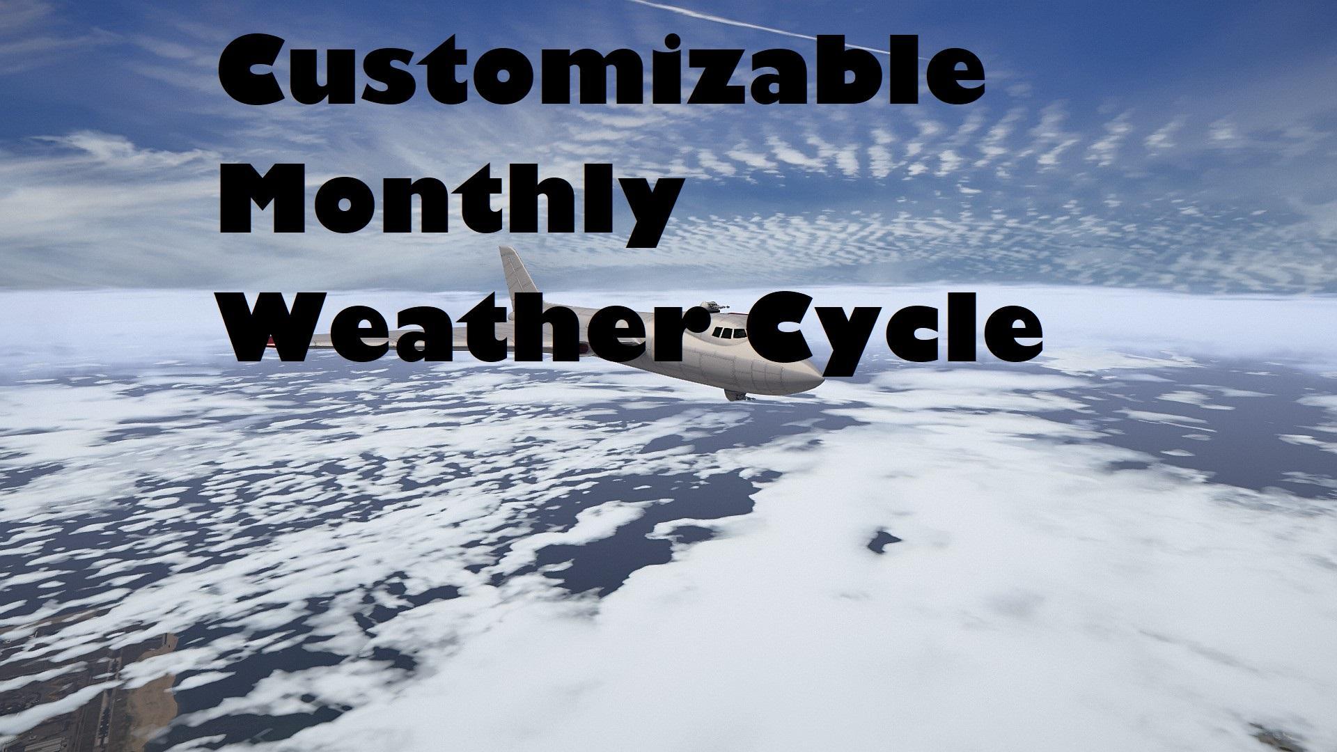 Customizable Monthly Weather Cycle [.NET]