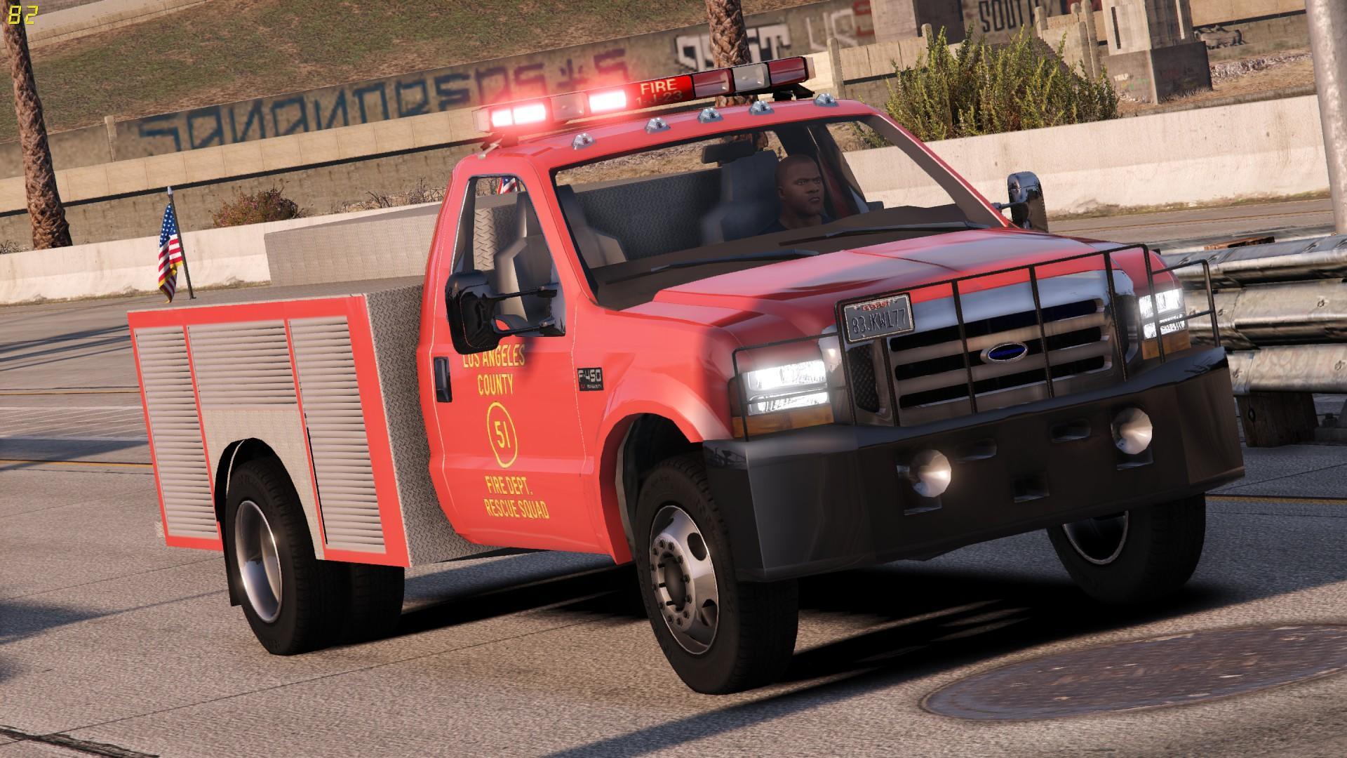 1999 Ford F450 - Squad 51 Inspired