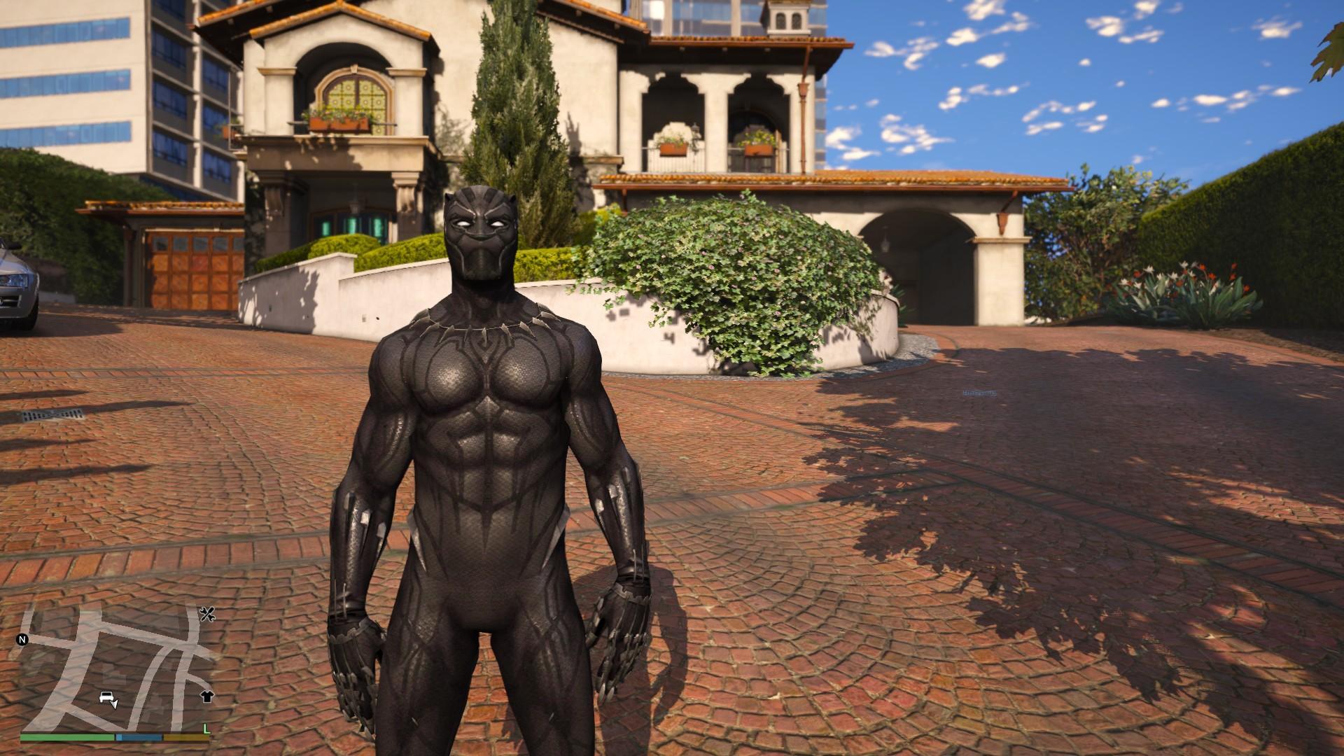 BLACK PANTHER FROM BLACK PANTHER MOVIE[Add-On / Replace PED]