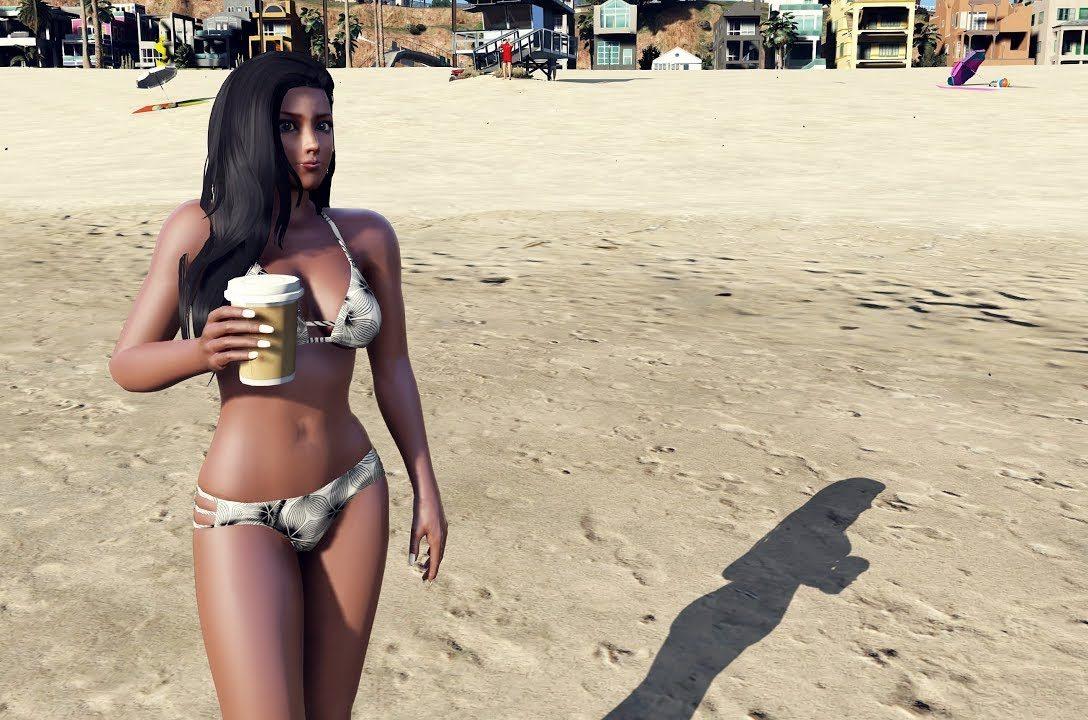 Mai bikini version (black skin)