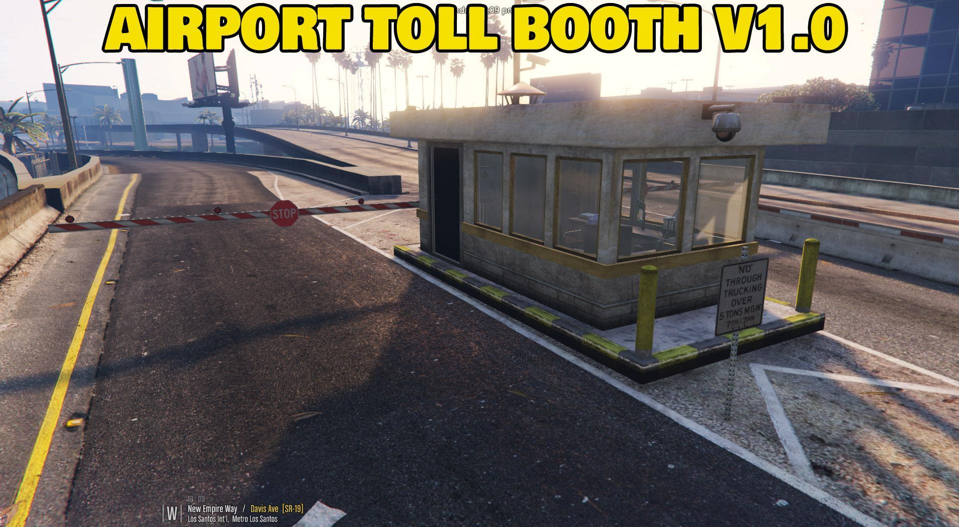 Airport Toll Booth Checkpoint (Menyoo)