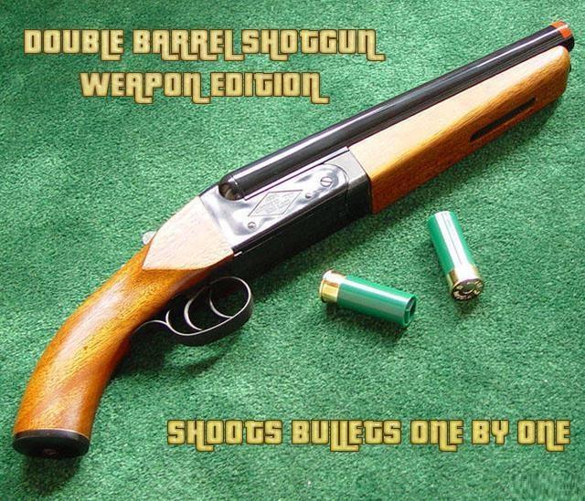 [Weapon Edition] - Double Barrel Shotgun fires bullets seperately