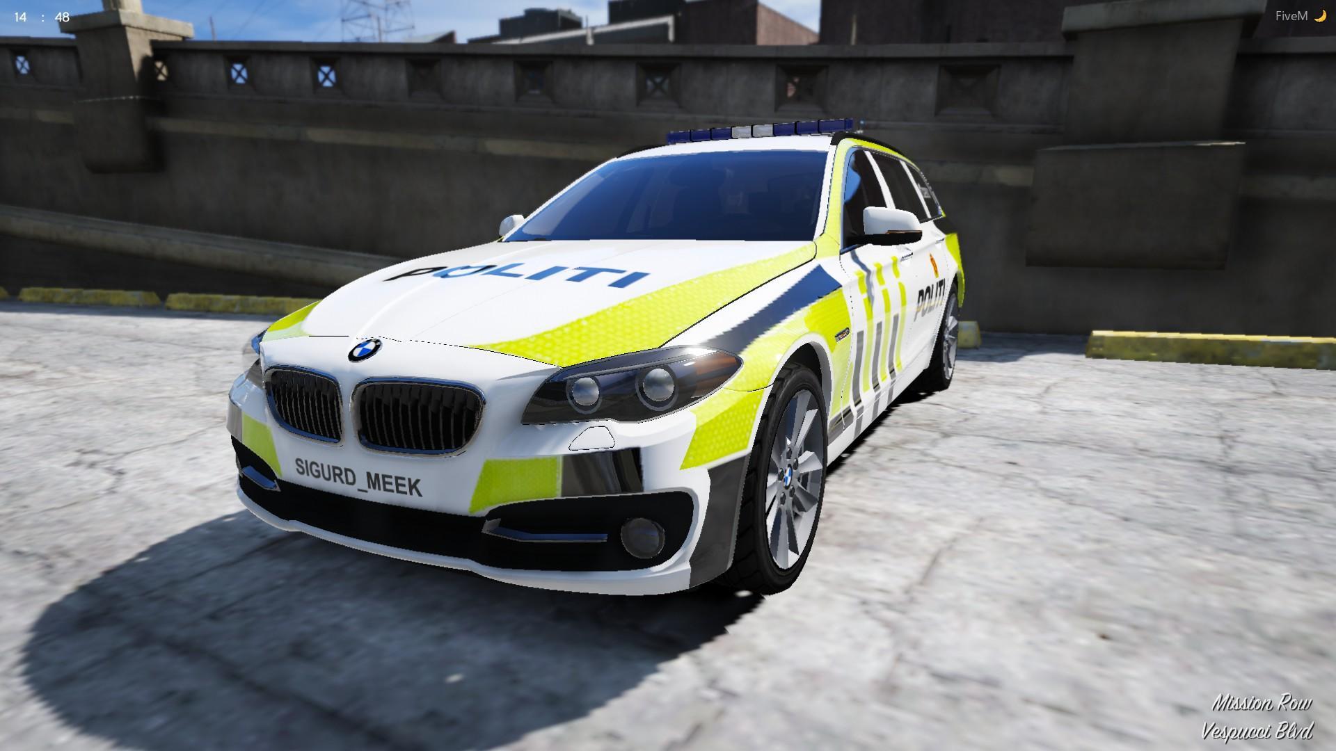 Norwegian BMW 530d police car // Norsk BMW 530d politibil