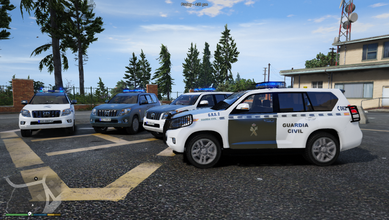 Pack Guardia Civil Toyota Land Cruiser - Spanish Guardia Civil Pack