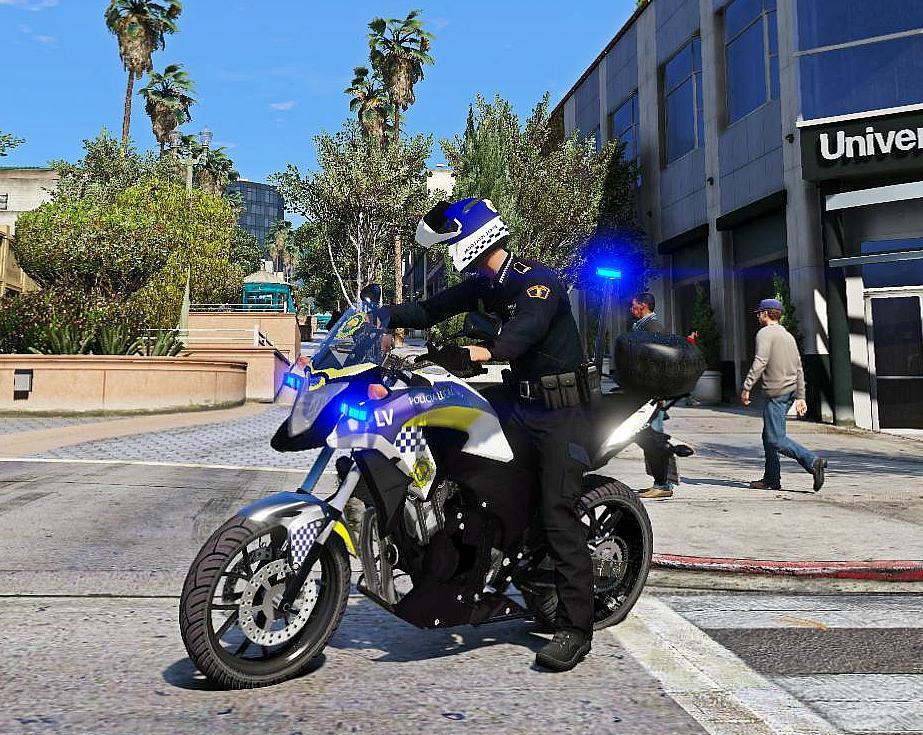 Honda CB500X POLICIA LOCAL (ELS) +TEMPLATE