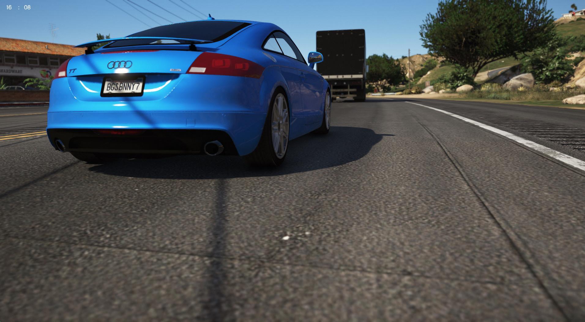 Audi TT Coupe S-Line 3.2 Quattro 2007 [Add-On | Animated | Dirtmap]