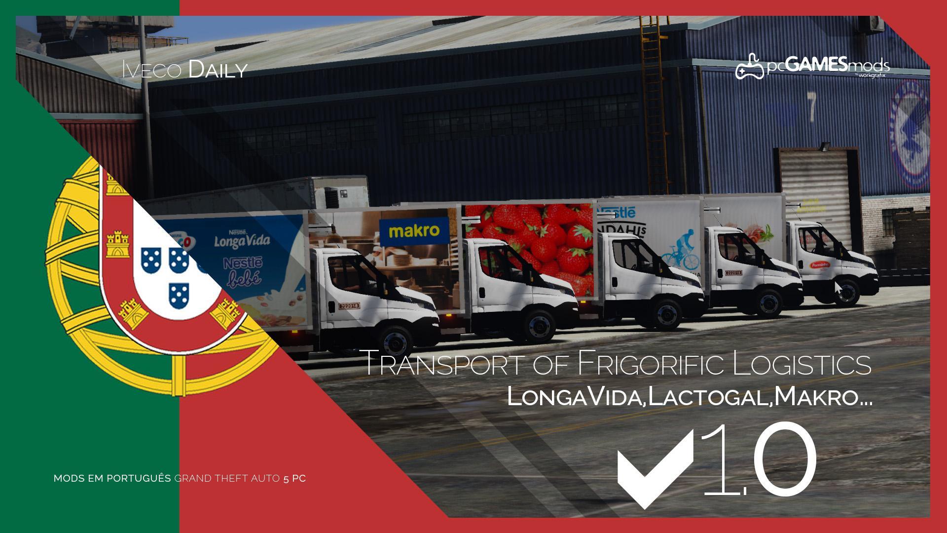 Portuguese Refrigerated logistics Transportation - Iveco Daily [Replace/Livery]