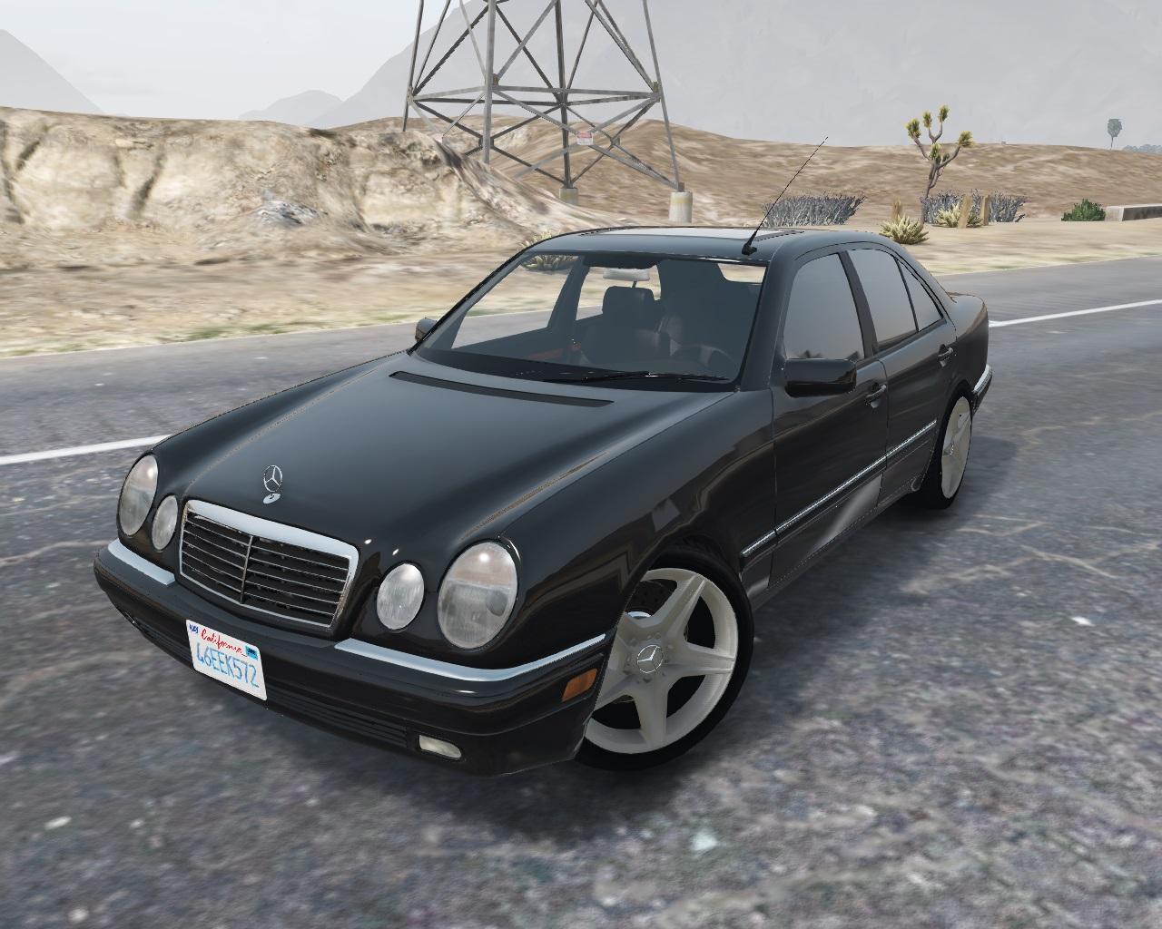 Mercedes-Benz E420 w210 (updated) (Add-On/Replace)