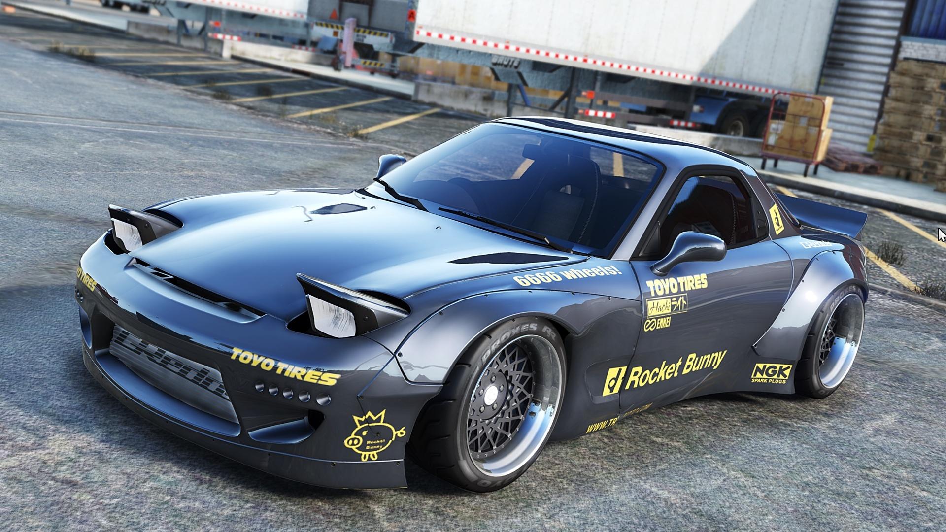 Винил на Mazda rx7 FD