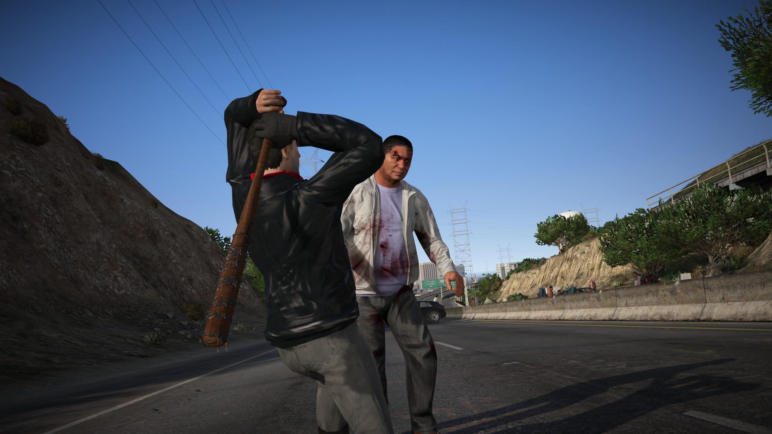 Addon peds gta 5. Дед ГТА 5. Мод на Negan в ГТА 5.