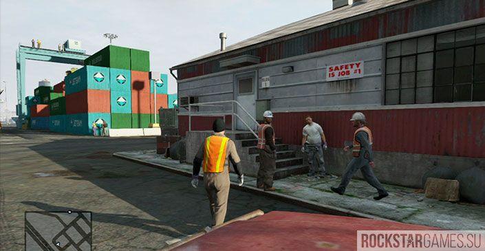 Разведка в порту - миссия в GTA 5