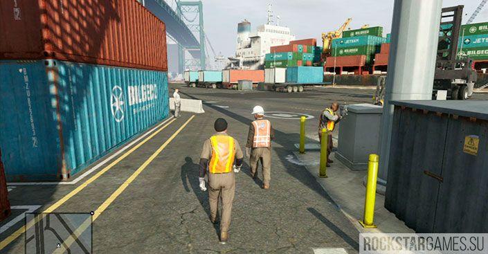 Разведка в порту - миссия в GTA 5