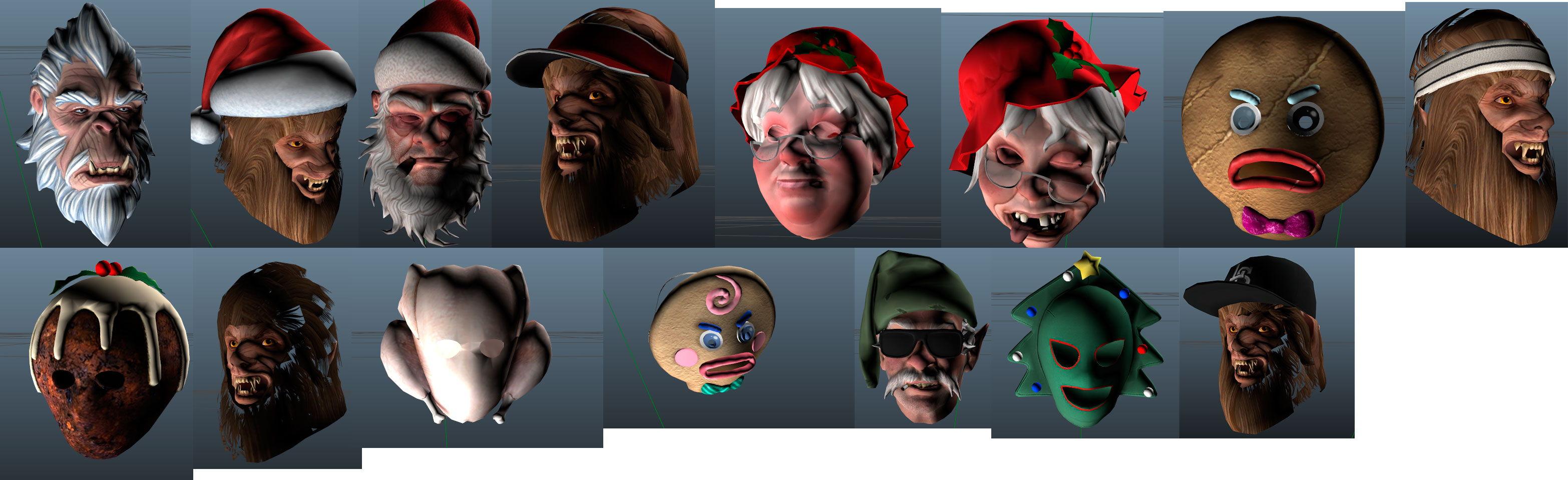 Рождественские маски для GTA