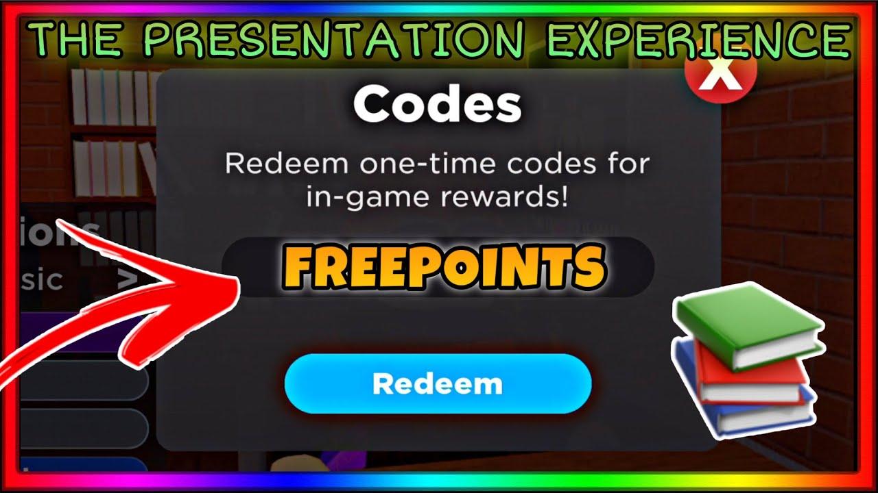 The presentation experience. The presentation experience коды. The presentation experience коды коды. The presentation experience codes Roblox.